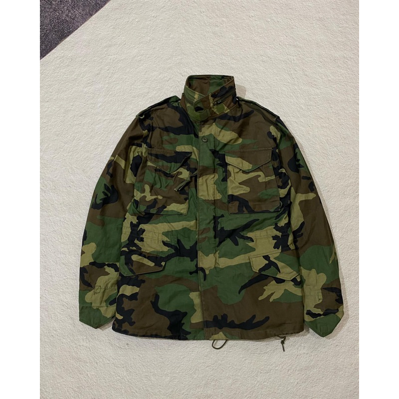 m65 woodland jacket camo