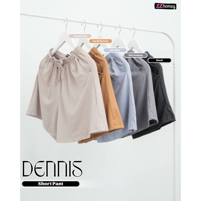 Dennis Short Pant by zzhomey - Celana pendek Rangkap Gamis - celana pendek olahraga - celana rok