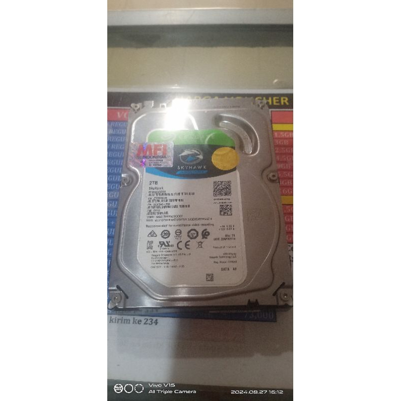 Hardis 2Tb master game ps2 buat isi game ps2