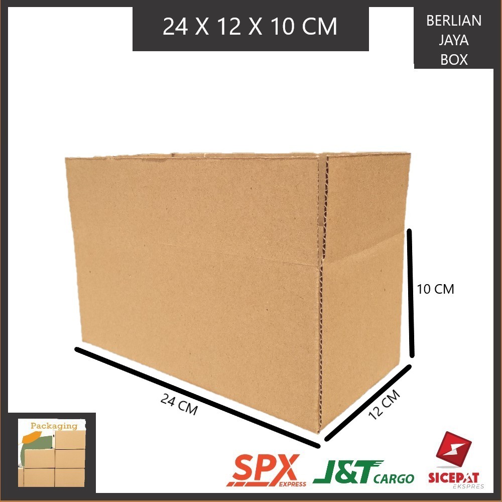 

KARDUS POLOS PACKING TEBAL SINGGLE WALL UKURAN P24xL12xT10