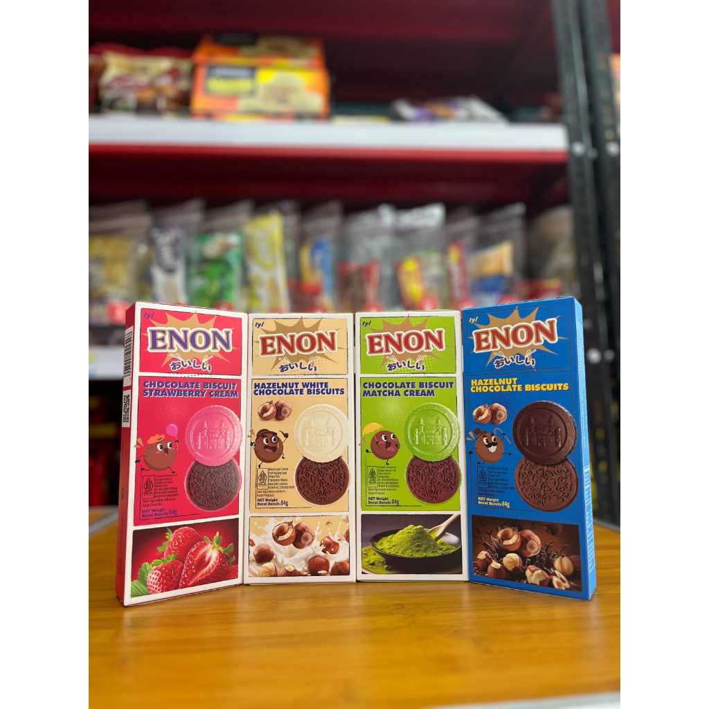 

enon koin chocolate biscuit cream all variant