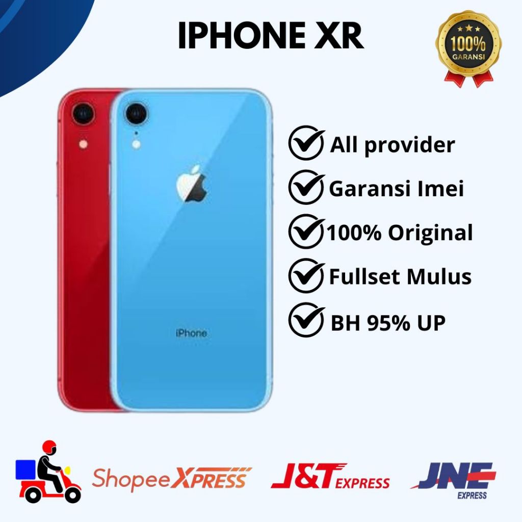 Iphonr XR Original Iphone XR Second Mulus 64GB/128GB IP XR Bergaransi Murah