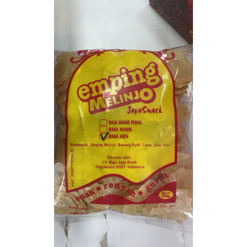 

Emping Mlinjo Mentah Jaya Snack