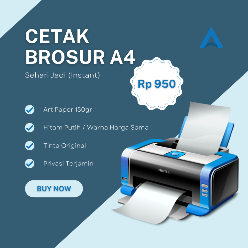 

Cetak Print Brosur Flyer A4 Art Paper