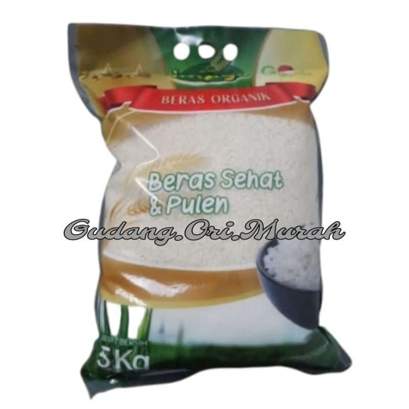 

IMAGO BERAS ORGANIK Premium 5kg Vacuum untuk diet dan menurunkan Kolesterol darah Mengurangi Diabetes sehat pulen tanpa pemutih tanpa pengawet tersertifikasi sertifikat