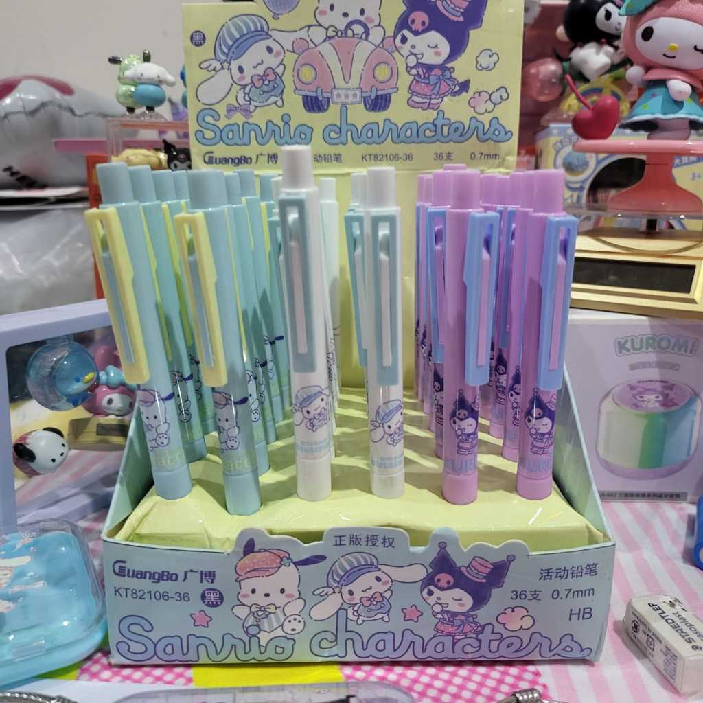 

pensil mekanik GUANGBO sanrio dijual satuan, beli banyak ada diskon