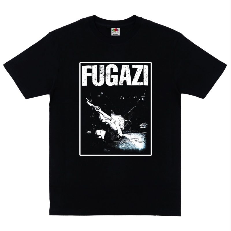 Tshirt band Fugazi - New merch Tshirt black kaos band Fugazi Vincent Rompies