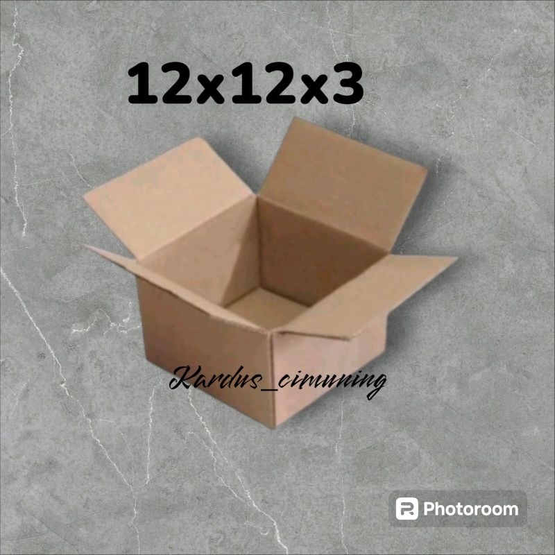 

kardus box packing12x12x3
