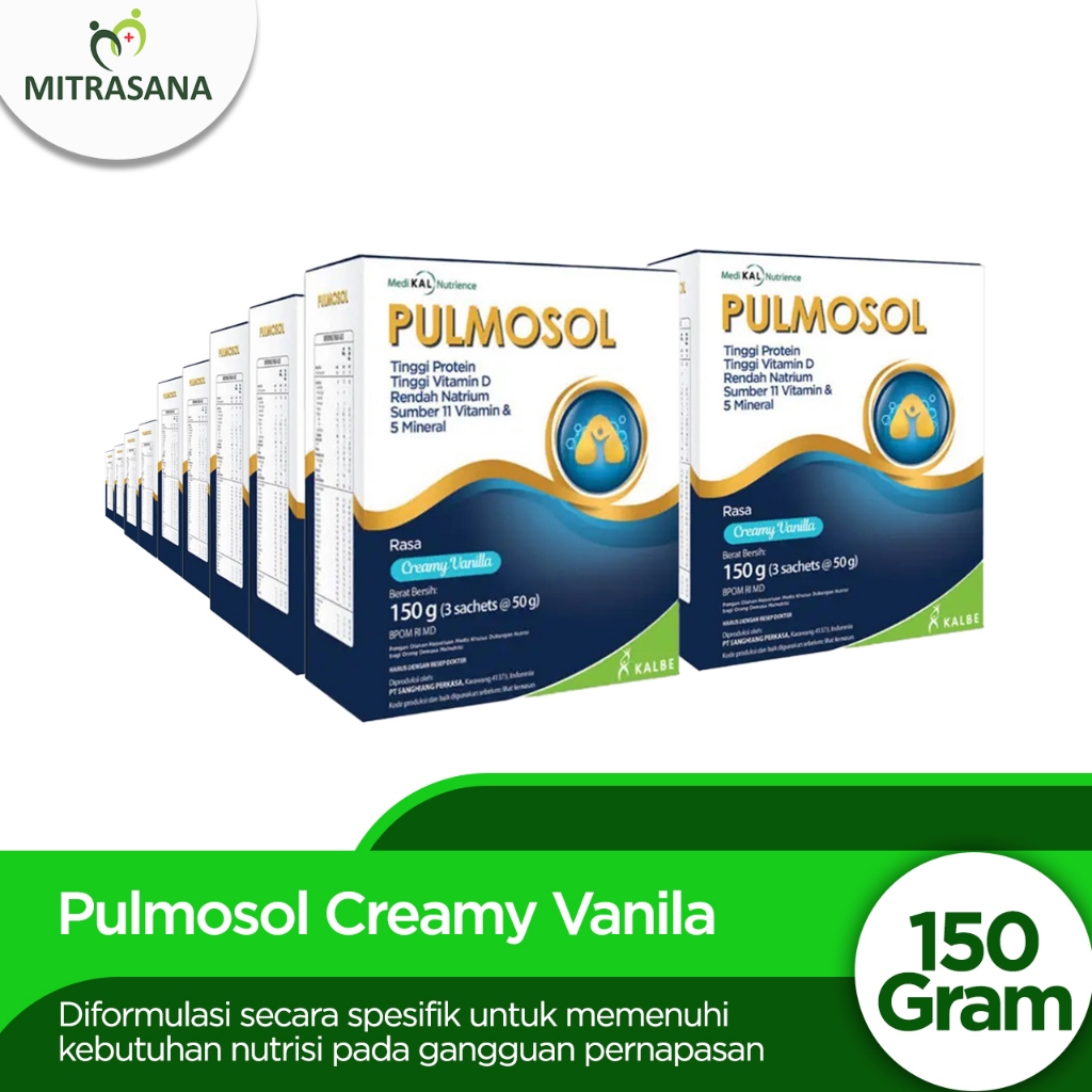 

Bundle 24 Box Pulmosol - Susu Nutrisi Kesehatan Pernapasan