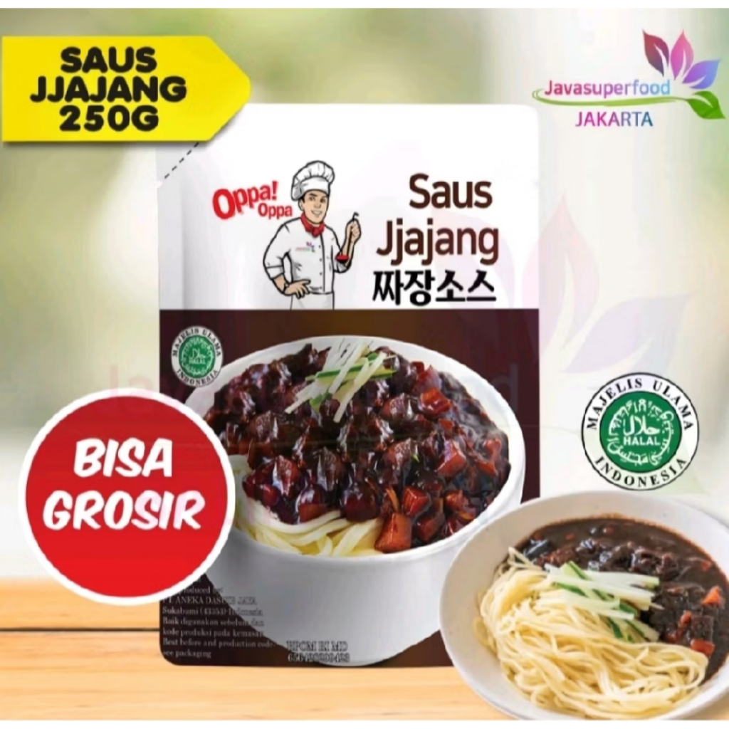 Saus Jjajang Jajangmyeon - Pasta Kedelai Hitam - 250g - Halal