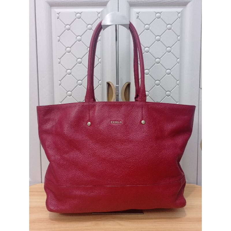 Furla Tote Bag Kulit Asli Gemoy Prelove