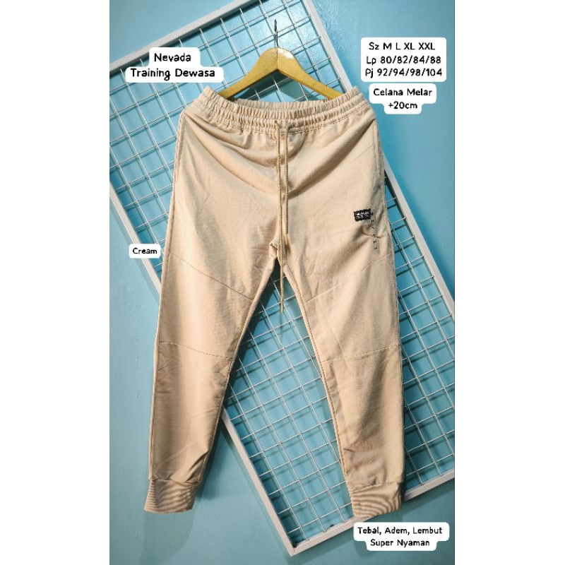 Celana Training Jogger Dewasa Original Brand Nevada