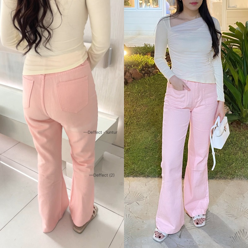 NOEMIE DENIM PANTS + DEFECT SALE