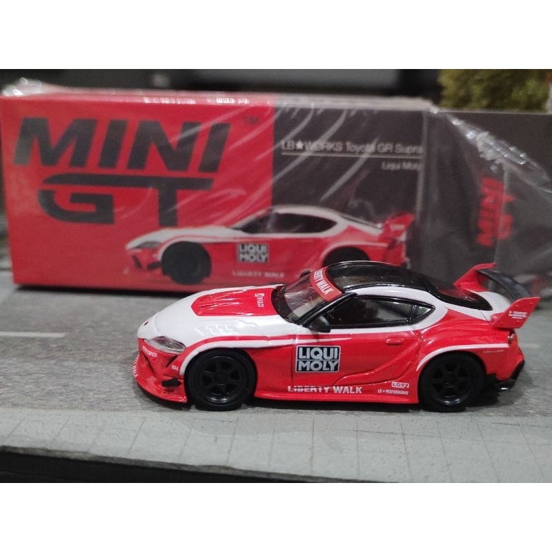 Mini GT #290 LB Works Toyota GR Supra  Liqui Moly