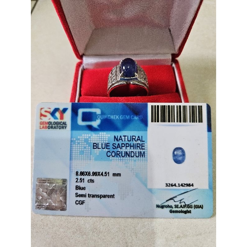 NATURAL BLUE SAPPHIRE