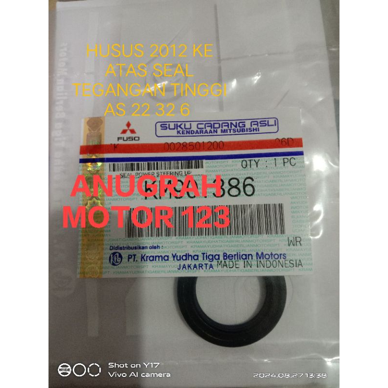 OIL SEAL POWER STEERING MITSUBISHI CANTER ORSINIL UNTUK ATAS