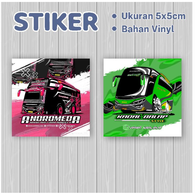 

STIKER BUS (A1)