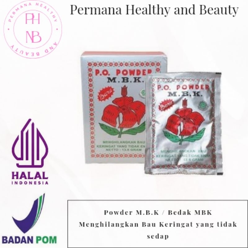MBK Powder / Bedak MBK Silver 1 Sachet / Bedak MBK Silver Sachet