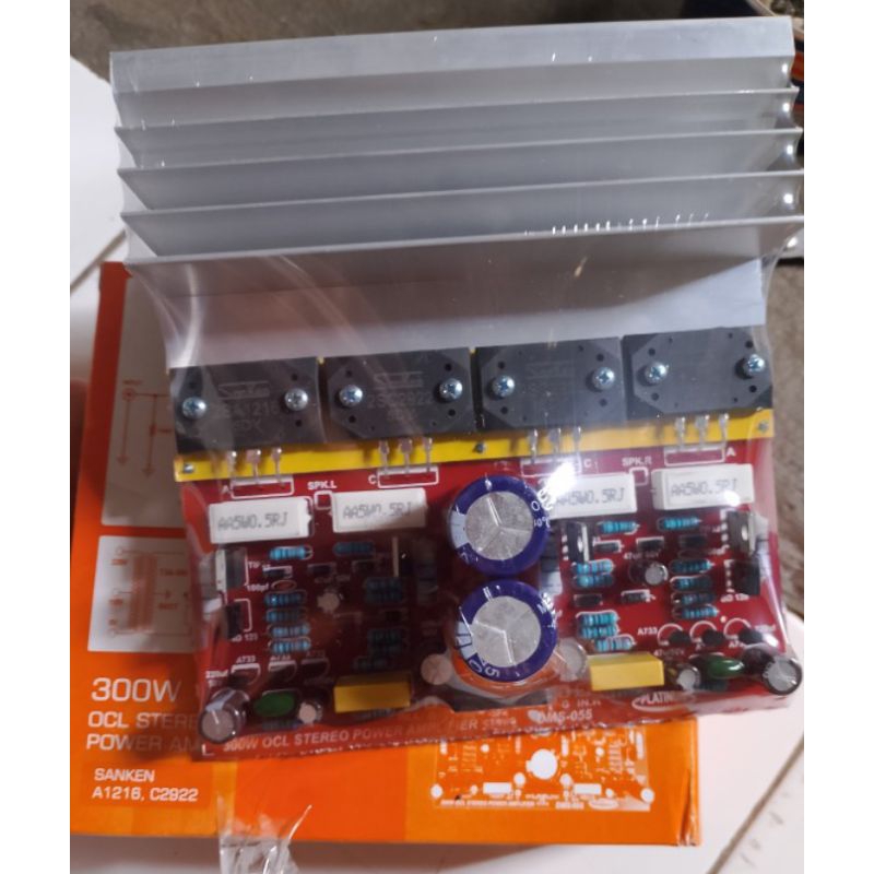 kit power amplifier stereo 300watt Platinum DMS 055