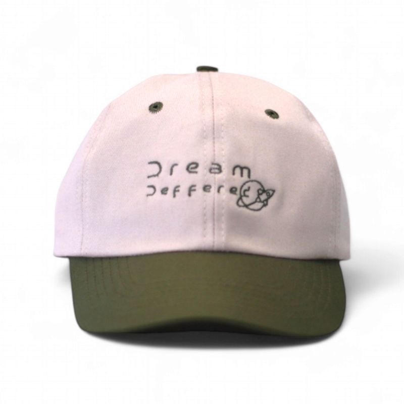 TOPI BASEBALL CAPS DESIGN DREAM DEFFERED OFFWHITE - ARMY