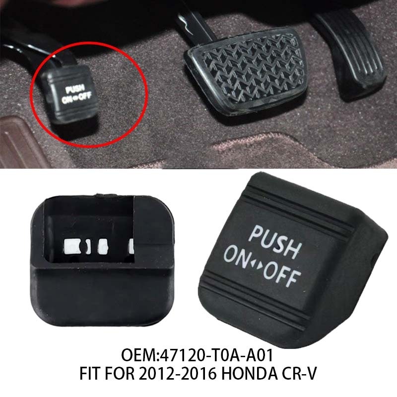 Karet Pedal Rem Tangan Honda Untuk 12-16 CRV, 13-15 Jed, 13-14, 13-14 Acura RDX Allison Karet Pedal 