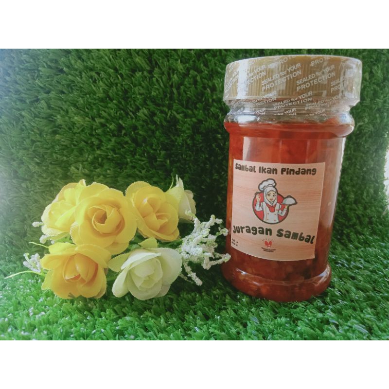 

Sambal Ikan Pindang Pedas Asin Kemasan Botol 150 gram/Sambal Ikan Pindang Instan