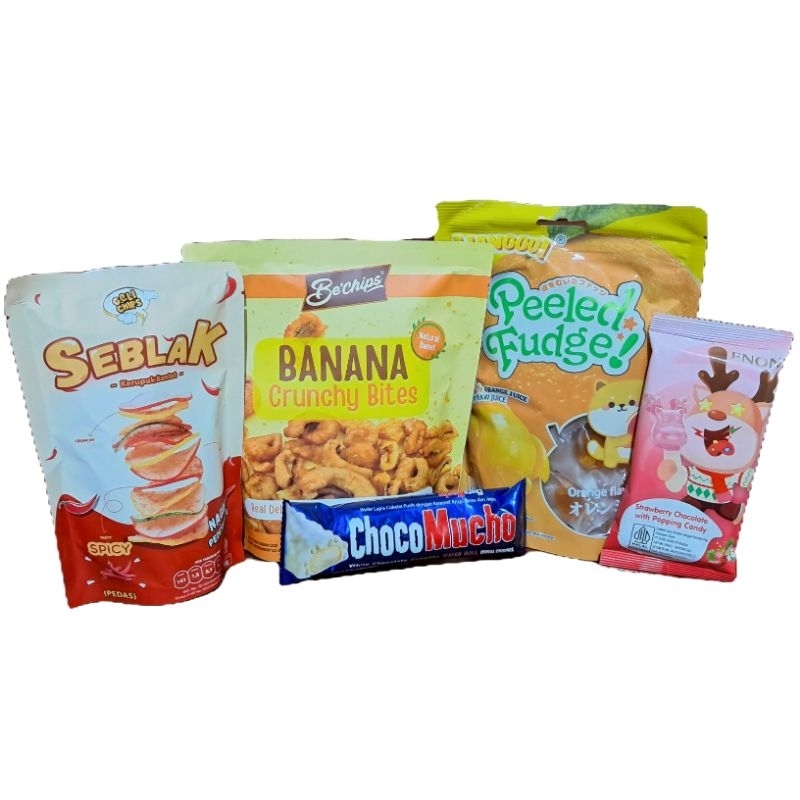 

Cemilan Paket Regular isi 5pcs Jajanan murah best seller