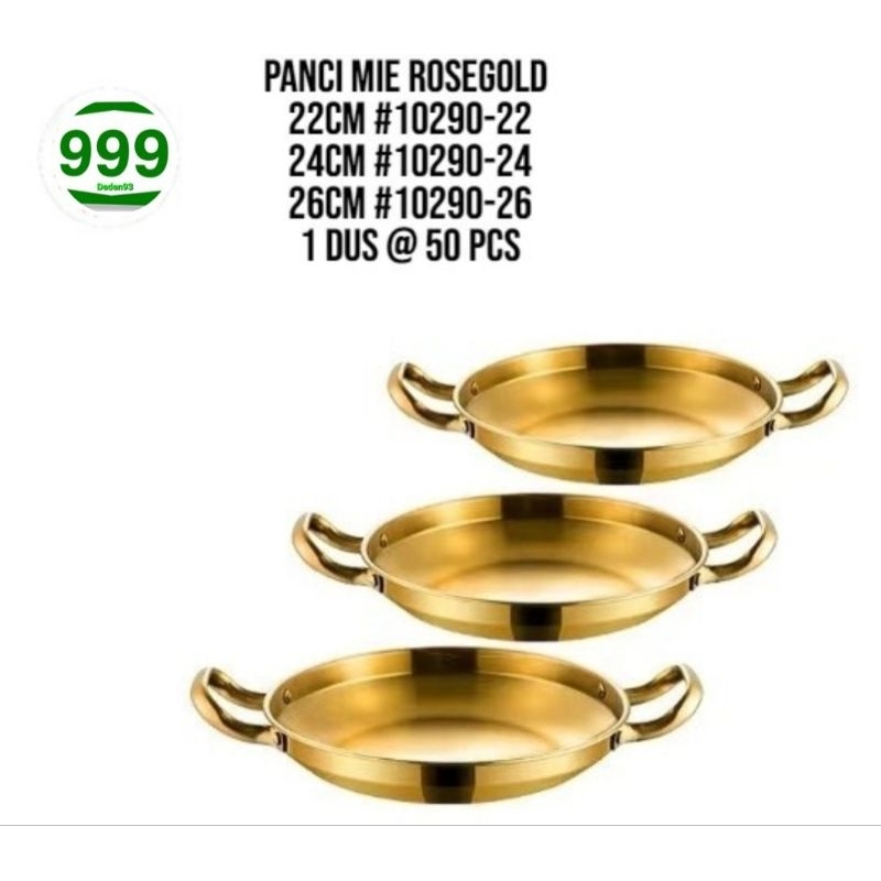 Panci Nampan Ramen Rose gold • Nampan Saji Panci mie korea ramen Rose gold