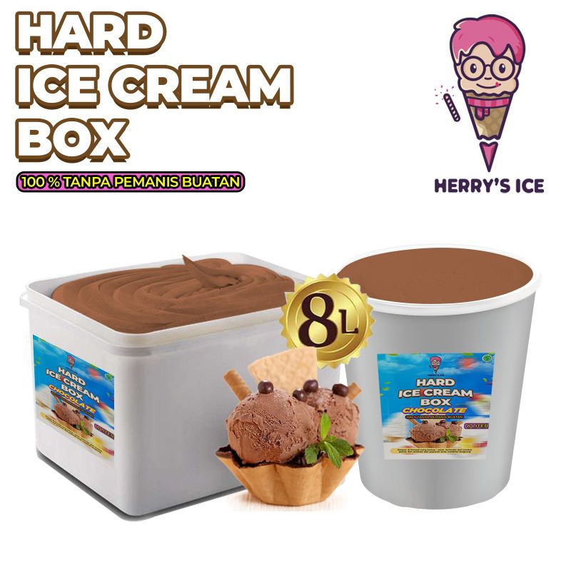 

HARD ICE CREAM BOX 8 LITER /ALL VARIANT ICE CREAM EMBER 8 LITER