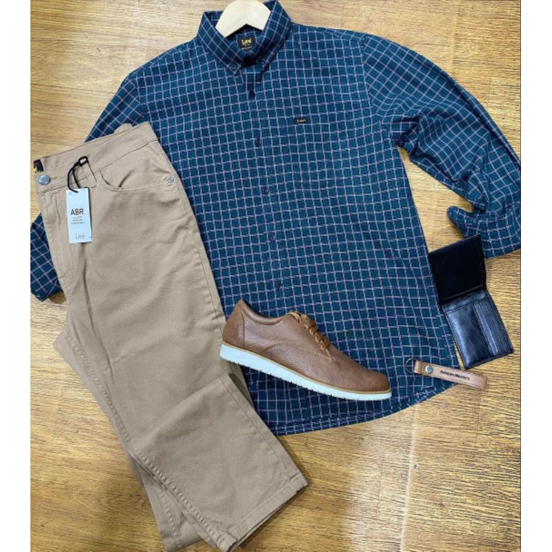 Celana Chinos Panjang WRANGLER original Pria Slimfit Street Reguler Fit Premium Quality