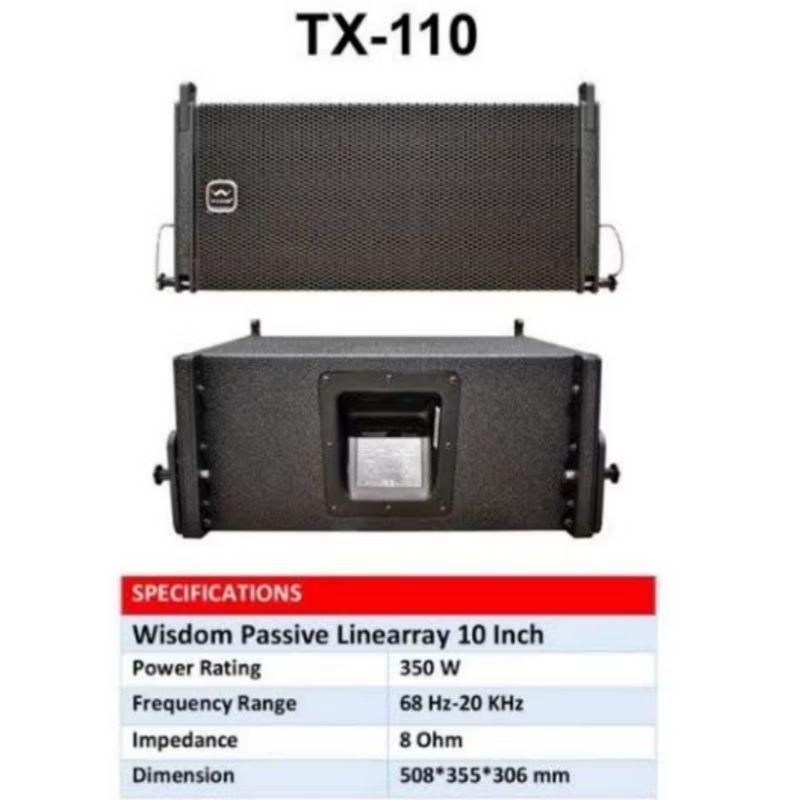 Speaker line array Wisdom TX110 / Array TX110 Pasif