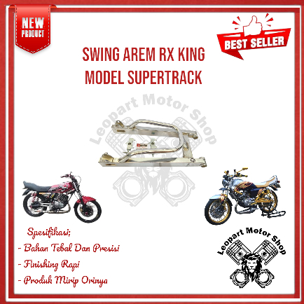 Swing Arem Arm Supertrack Drag Yamaha Rx-king Crome Tebal Murah Presisi