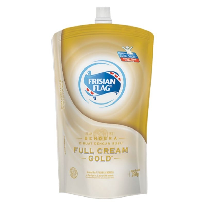 

Frisian Flag Susu Kental Manis Gold Pouch 280 gram