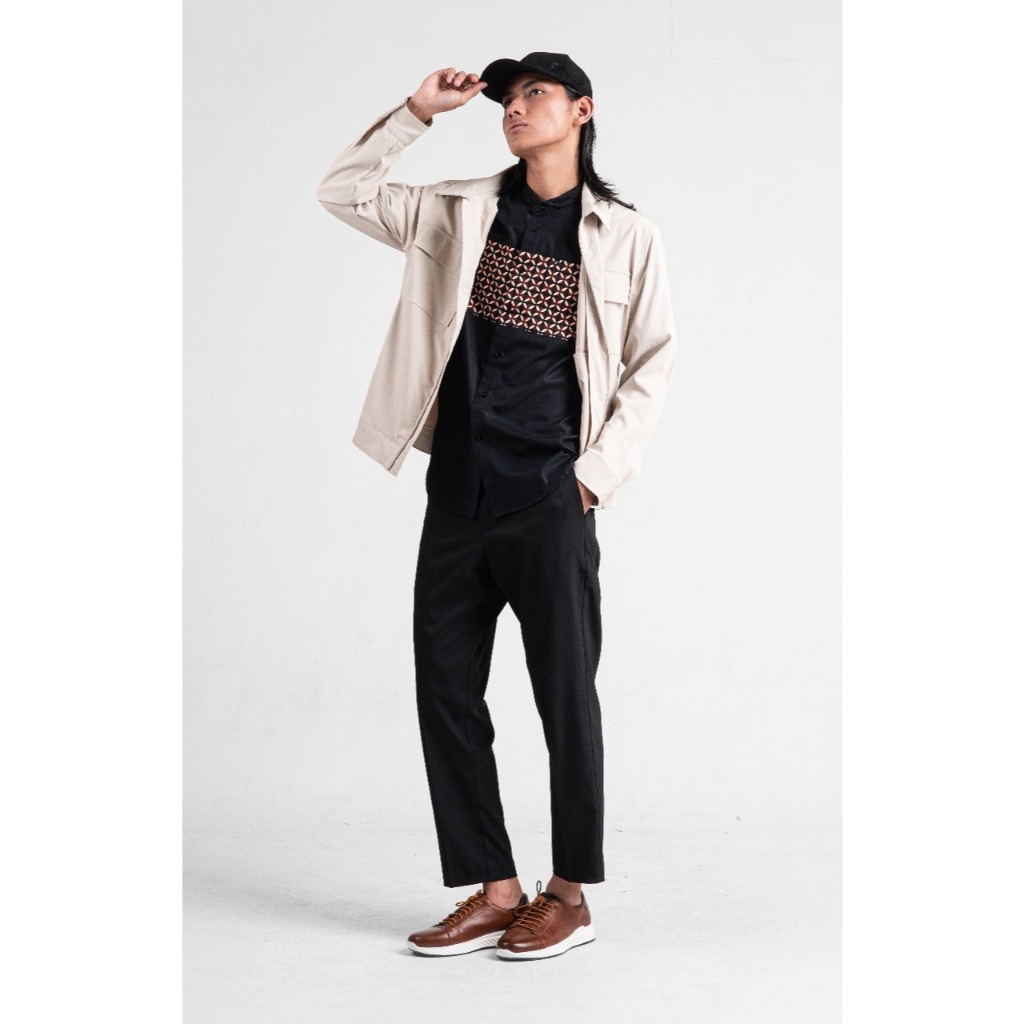 JACKETS MODERN FADKHERA OFFICIAL UTHMAN NAVY BEIGE