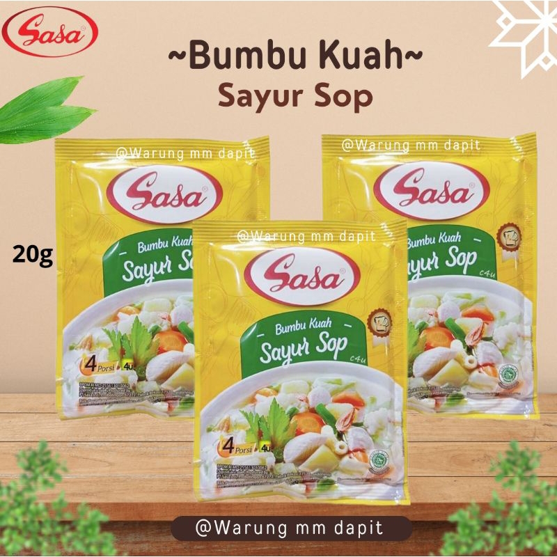 

Bumbu Kuah Sayur Sop Merek Sasa