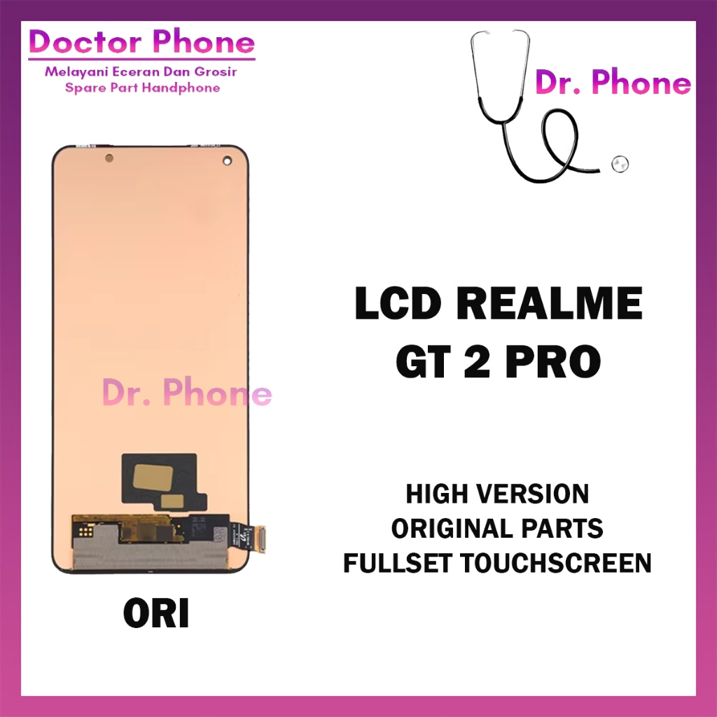 Best Seller  LCD Realme GT 2 Pro Fullset Touchscreen - Premium Quality