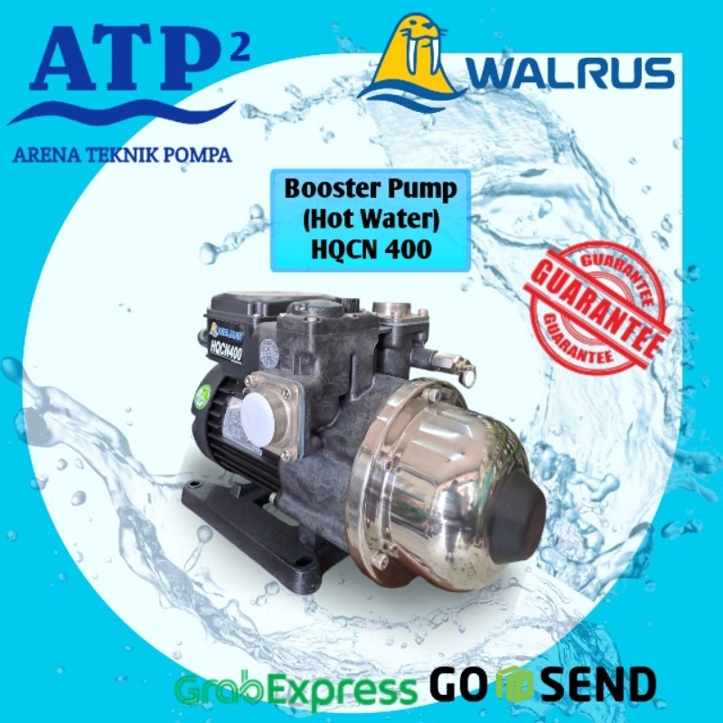 WAlrus HQCN 400 Pompa Booster Pompa Pendorong Air Panas Pompa Air Panas