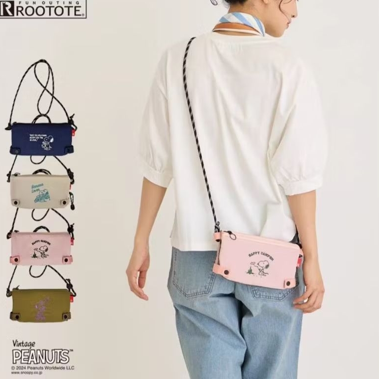Tas Snoopy ORI / Tas Snoopy / Tas Slempang Canvas / Tas Selempang Import Snoopy