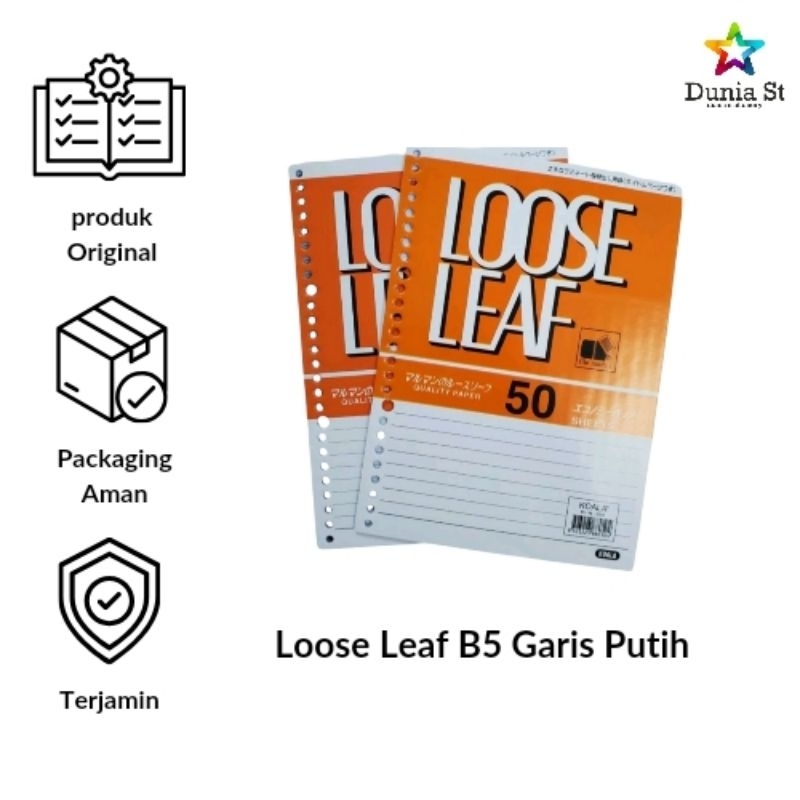 

loose leaf b5 garis