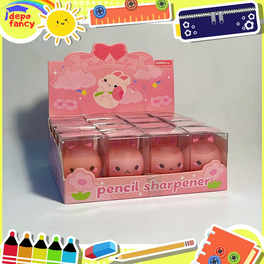 

Rautan Pensil 1 Lubang WB-71040 Rabbit / Sharpener / Ongotan / Sleper