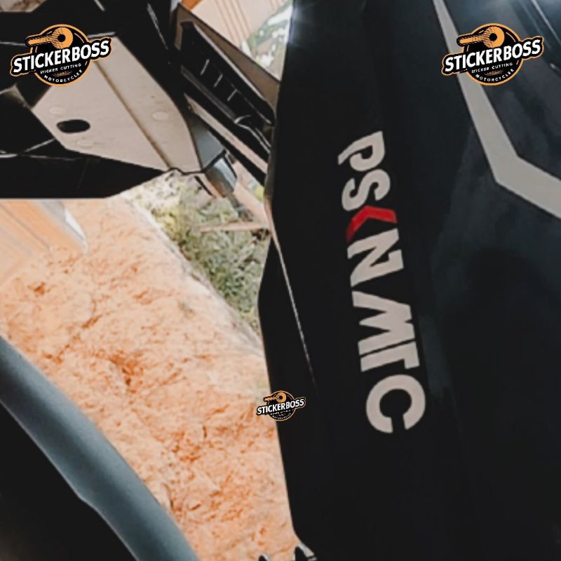 Sticker Motor PSKNMTC Hologram - Sticker Cutting Anti Air Pasukan Matic Keren - Sticker Cutting Holo