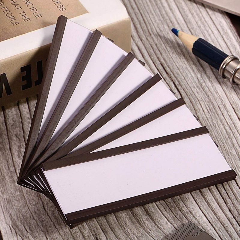 

50pcs 50x25mm Magnetic Label Holders Magnetik Price Tag Holders Label Harga Price Tag Magnetiktempel