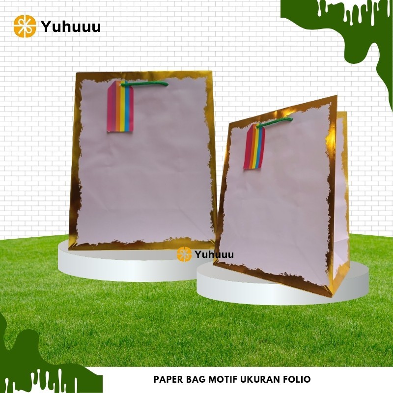

Paper Bag Hand Bag Hampers Souvenir Ukuran Folio