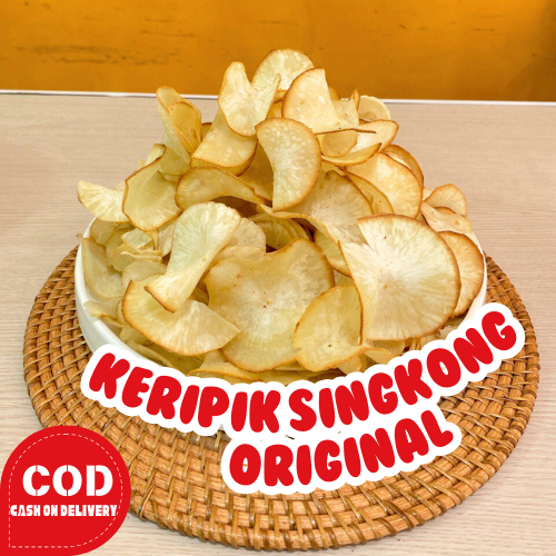 

Keripik Singkong Original Ori Gurih Asin 200gram