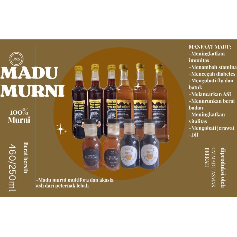 

MADU MURNI asli dari peternak lebah