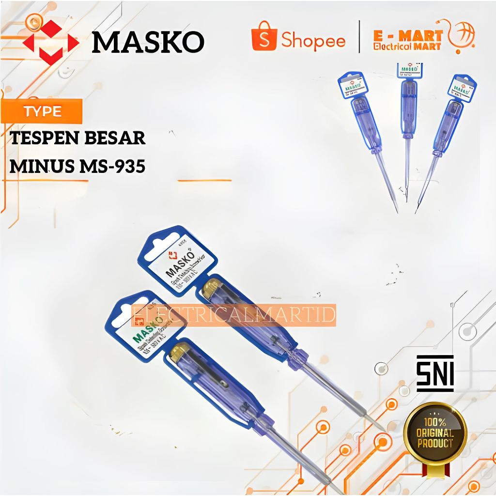 MASKO TESPEN BESAR 935 GROSIR Obeng Minus (-)