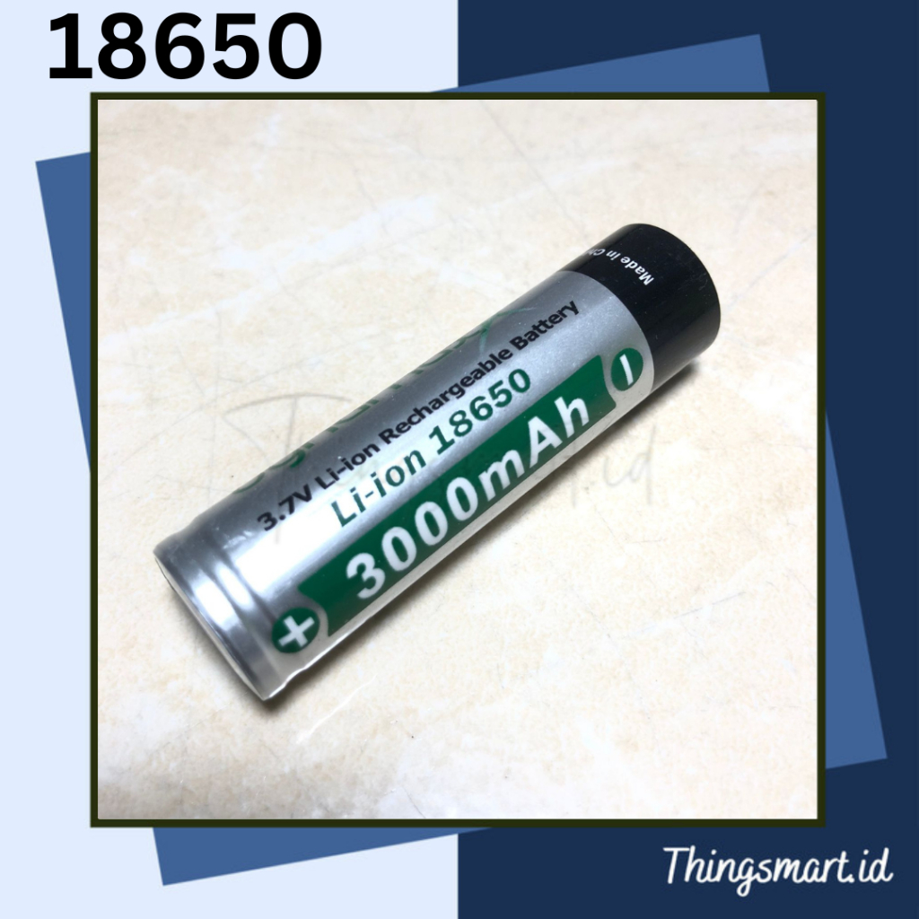 DYNAMAX 18650 Rechargeable Battery Baterai Satuan Pcs Murah