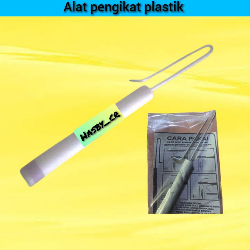 alat pengikat plastik, alat pengikat tali plastik, pengikat plastik minyak goreng, es Mambo dll