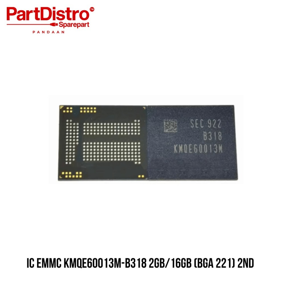 IC EMMC KMQE60013M-B318 2GB/16GB (BGA 221) 2ND