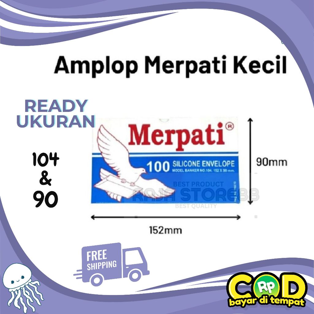 

Amplop Putih Polos 104 MERPATI kualitas PAPERLINE